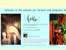 Tablet Screenshot of fairyharp.com